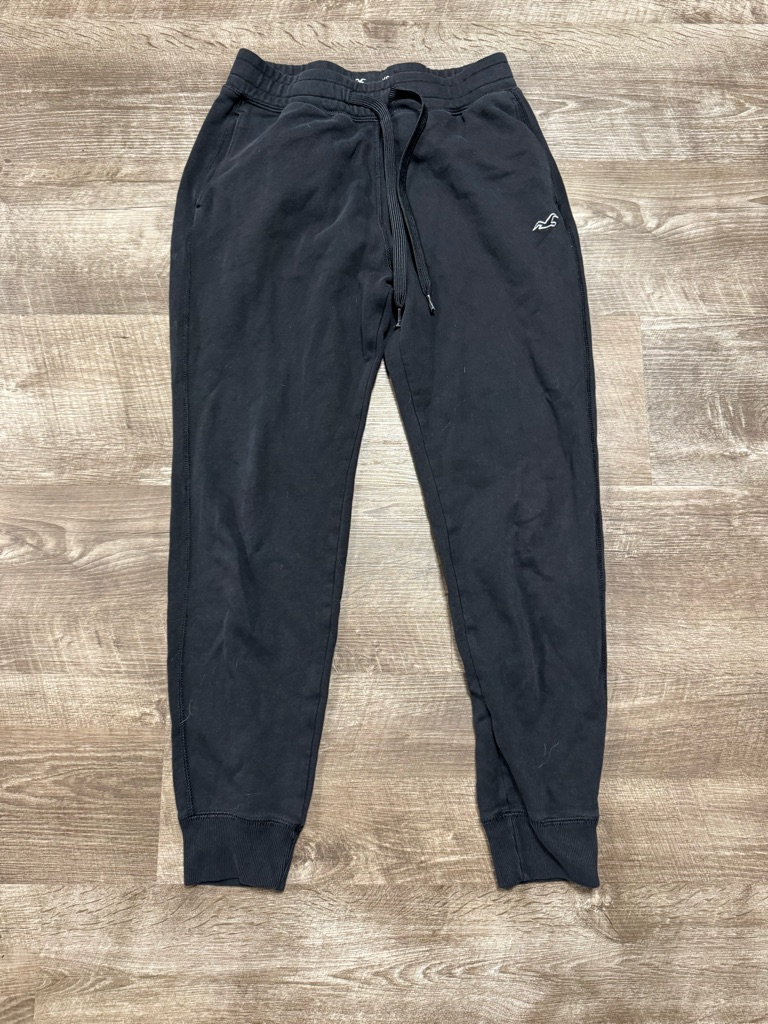 Hollister Black Jogger Style Sweatpants Size Xs